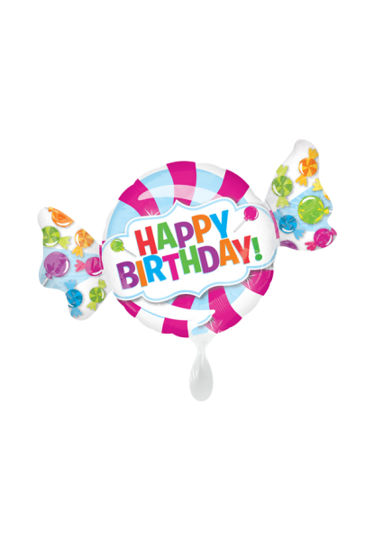 Folienluftballon "Happy Birthday"